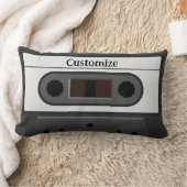 レトロカセット ランバークッション (ブランケット)