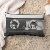 レトロカセット ランバークッション (ブランケット)