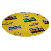 レトロカセット： 80の愛パーティーデザイン カッティングボード (角)