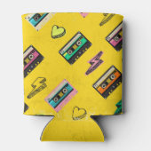 レトロカセット: 80の愛パーティーデザイン 缶クーラー (裏面)