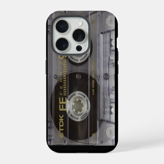 レトロカセット iPhoneケース (裏面)