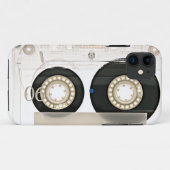 レトロカセットI-Phone 5 5Sカバー Case-Mate iPhoneケース (裏面(横))