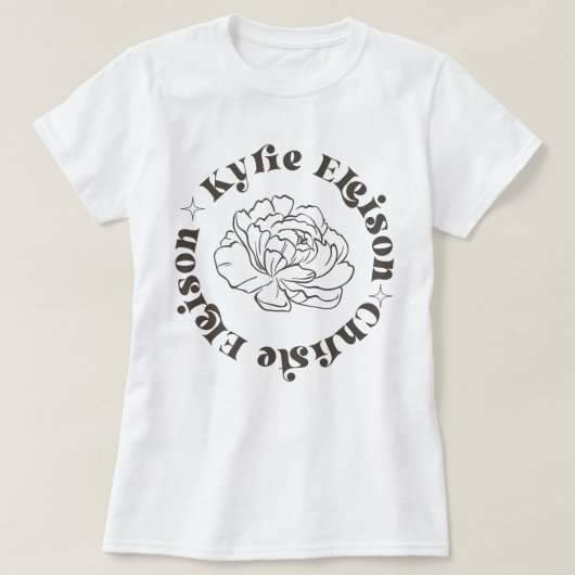 レトロカソリックシャツキリーエレゾンクリステエリソン Tシャツ (デザイン正面)