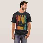 レトロカタツムリ Tシャツ (正面フル)