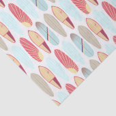 レトロカッコいいな赤と青のサーフボード  薄葉紙 (詳細)