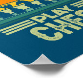 レトロカッコいいキッ遊スチェッチェス ポスター (角)