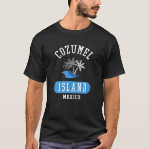 レトロカッコいいコズメルオリジナルメキシコビーチノベルティ Tシャツ