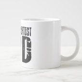 レトロカッコいいパパ：世界一のパパ ジャンボコーヒーマグカップ (右)