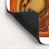 レトロカッコいいヴィンテージハクナマタタ秋ラスタカラー マウスパッド (コーナー)