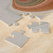 レトロカッコいい抽象芸術グラフィックカラフルマタタストランド ジグソーパズル (側面)