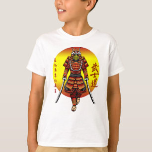 レトロカッコいい装甲侍と2カターナス Tシャツ