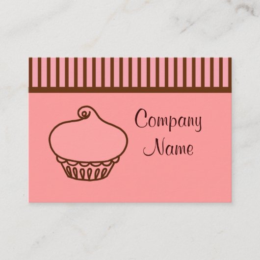 レトロカップケーキの名刺 名刺 (正面)