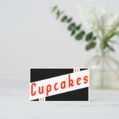 レトロカップケーキの顧客ロイヤリティ ロイヤリティカード (スタンド正面)