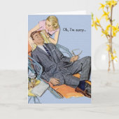 レトロカップル – 必要な時のみ カード (黄色い花)