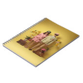 レトロカップル（黄色） ノートブック (左側)