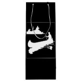 レトロカヌシルエット ワインギフトバッグ (裏面)