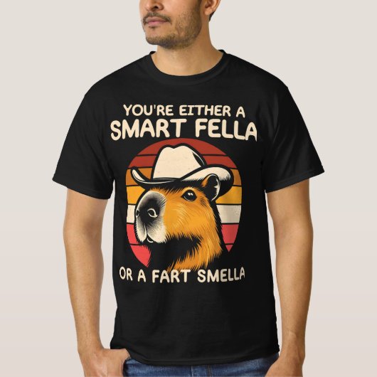 レトロカピバラ Tシャツ (正面)
