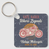 レトロカフェレーサー キーホルダー (正面)