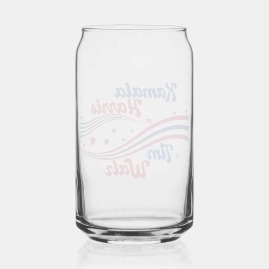 レトロカマラハリスティムワルツかわいい選挙 ガラス缶 (裏面)