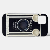 レトロカメラのブラウニーターゲット。 Case-Mate iPhoneケース (裏面 (横))