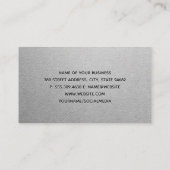 レトロカメラの手描きアイコン 名刺 (裏面)