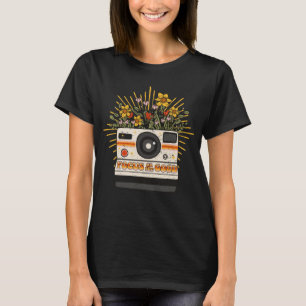 レトロカメラの焦点を善に Tシャツ