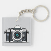 レトロカメライラストレーション キーホルダー (裏面)