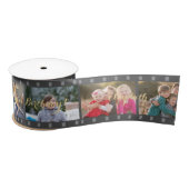 レトロカメラリールカスタムフォト誕生日ギフトラップ サテンリボン (リール)