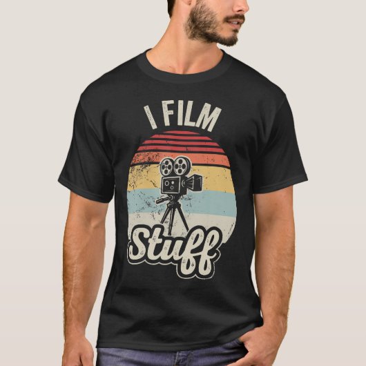 レトロカメラ愛好家 Tシャツ (正面)