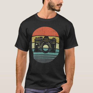 レトロカメラ撮影写真撮影P Tシャツ