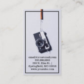 レトロカメラ撮影用名刺 名刺 (裏面)