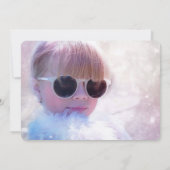 レトロカメラ誕生日パーティーフォト 招待状 (裏面)