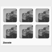 レトロカメラ スクエアシール (シート)