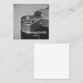 レトロカメラ スクエア名刺 (正面/裏面)