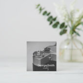 レトロカメラ スクエア名刺 (スタンド正面)