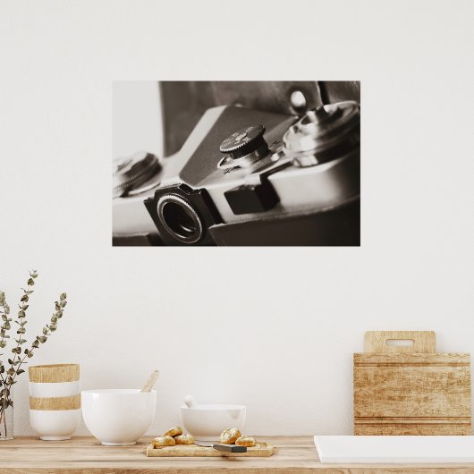 レトロカメラ ポスター (キッチン)