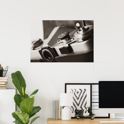 レトロカメラ ポスター (ホームオフィス)