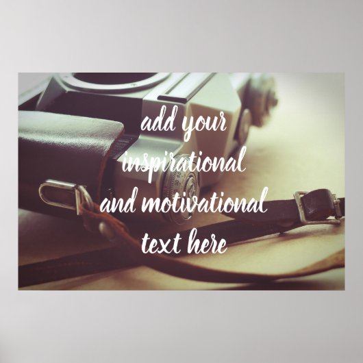 レトロカメラ ポスター (正面)