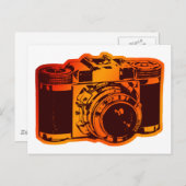 レトロカメラ ポストカード (正面/裏面)