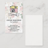 レトロカメラ |ヴィンテージフローラ 名刺 (正面/裏面)