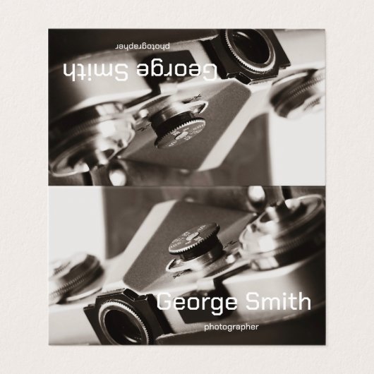 レトロカメラ 名刺 (外部フラット)