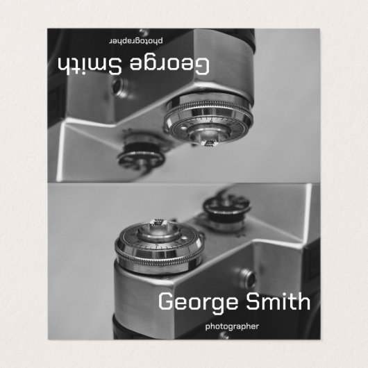 レトロカメラ 名刺 (外部フラット)