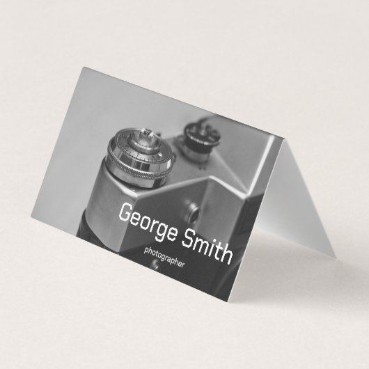 レトロカメラ 名刺 (裏面)