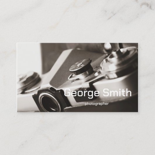 レトロカメラ 名刺 (正面)