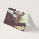 レトロカメラ 名刺 (裏面)