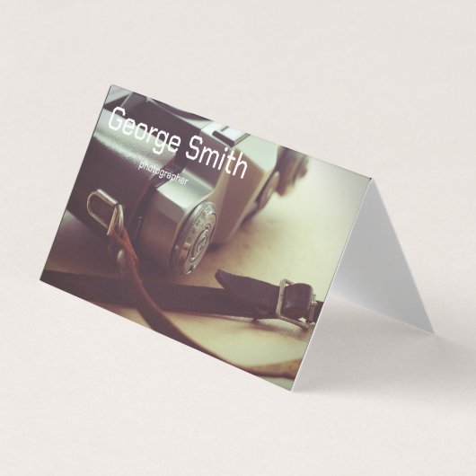 レトロカメラ 名刺 (正面)