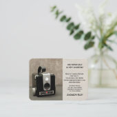 レトロカメラ 名刺 (スタンド正面)