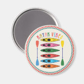 レトロカヤックビベスカヤック マグネット (正面/裏面)