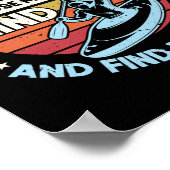 レトロカヤック私は私の心を失って見つけるに行く ポスター (角)