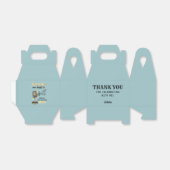 レトロカラオケナイトパーティーティール(緑がかった色)&クリーム誕生日 フェイバーボックス (折り畳みなし)